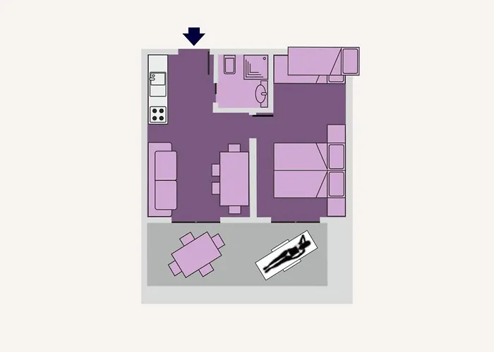 Appartement Colorful With Pool